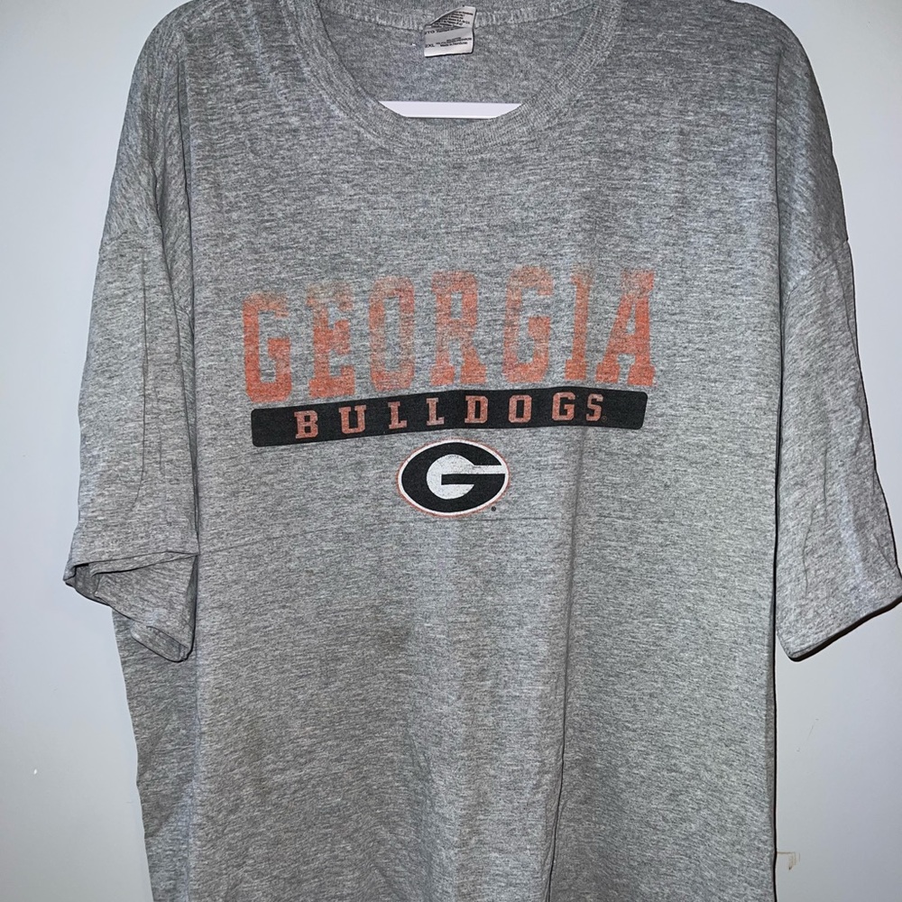 Men’s XXL Georgia Bulldogs Gray T-shirt